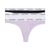 商品第5个颜色Black/white/pastel Lilac, Calvin Klein | Carousel Cotton 3-Pack Thong Underwear QD3587