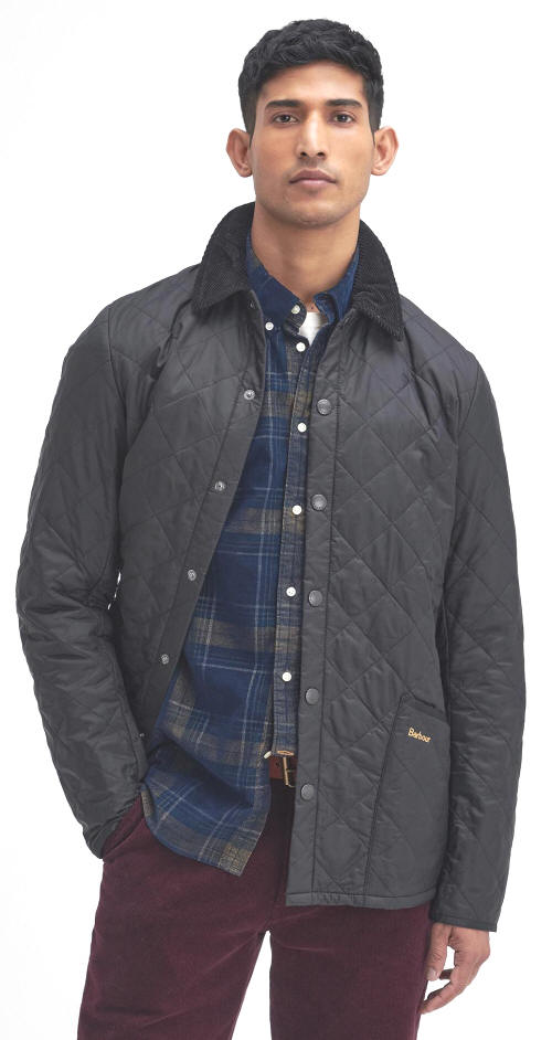 颜色: Black, Barbour | Barbour Mens Heritage Quilt Jacket