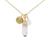 颜色: Opal, CHARGED | Crystal Gemstone Charm Necklace