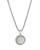 颜色: P/Silver, David Yurman | Sterling Silver Cable Collectibles Initial Charm Necklace with Diamonds, 18"