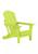 商品第9个颜色Lime, Westin Outdoor | Outdoor All-Weather HDPE Folding Adirondack Chair