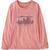 颜色: '73 Skyline: Sunfade Pink, Patagonia | Regenerative Organic Cotton Long-Sleeve T-Shirt - Girls'