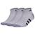 Adidas | Cushioned 3.0 3-Pack Low Cut, 颜色Cool Light Heather/Grey/Black