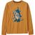 Patagonia | Regenerative Graphic Long-Sleeve T-Shirt - Kids', 颜色Fun Hogs Armadillo: Dried Mango