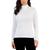 商品Tommy Hilfiger | Women's Long Sleeve Cotton Turtleneck Top颜色Brt White