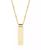 颜色: Gold - C, brook & york | Maisie Initial Gold-Plated Pendant Necklace