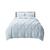 颜色: Ice Blue, Nestl | Bedding 3 Piece Pinch Pleat Duvet Cover Set