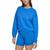 商品Calvin Klein | Women's Crossover Hem Pullover颜色Blue Wave