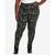 color Olive Camo, Avenue | Plus Size 2 Stripe Print Legging Pants