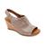 商品Rockport | Women's Briah Perf Sling Wedge Sandals颜色Light Beige