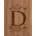 颜色: LETTER D, Picnic Time | Monogram Artisan Acacia Wood Serving Plank