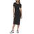 DKNY | Women's Rib-Knit Bodycon Midi Dress, 颜色Black