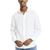 商品Nautica | Men's Classic-Fit Long-Sleeve Button-Up Solid Linen Shirt颜色Bright White