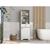 颜色: White, FM Furniture | Alaska Tall Linen Cabinet, With Three Storage Shelves, Single Door Cabinet