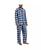 颜色: Navy, Black, and White, Hanes | Men's Flannel Plaid Pajama Set