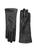 商品第3个颜色BLACK, Saks Fifth Avenue | Polished Leather Cashmere Lined Tech Gloves