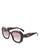 商品Prada | Women's Geometric Sunglasses, 52mm颜色Havana/Brown Gradient
