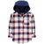 商品Carter's | Toddler Boys Plaid Button-Front Hooded Shirt颜色Multi Plaid