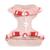 颜色: pink, THE LICKER STORE | Arlo Large Adjustable Soft Padded No Pull Pet Harness with 3 Buckles and 3 Leash Clips