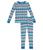 商品第6个颜色Marine Blue Fair Isle, L.L.BEAN | Organic Cotton Fitted Pajamas (Little Kids)