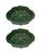 颜色: GREEN, Bordallo Pinheiro | Cabbage 2-Piece Oval Platter Set