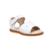 商品第2个颜色WhiteÂ , Elephantito | Toddler Girl Classic Sandal with Scallop