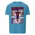 商品The Messi Store | Messi Silhouette Crowd Graphic T-Shirt颜色Ocean Blue