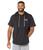 color Black/Onyx White, Under Armour | Rival Terry Left Chest Short Sleeve Hoodie