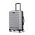 颜色: Artic Silver, Samsonite | Samsonite Omni 2 Hardside Expandable Luggage with Spinners, Midnight Black, Checked-Medium 24-Inch