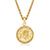 颜色: 20 in, Ross-Simons | Ross-Simons Replica Coin Pendant Necklace in 18kt Gold Over Sterling