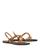 商品Tory Burch | Women's Capri Leather Sandals颜色Mocha Brown/Toasted Bark