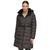 颜色: Black, DKNY | Women's Rope Belted Faux-Fur-Trim Hooded Puffer Coat