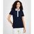颜色: Sky Capt, Tommy Hilfiger | Women's Contrast Trim Polo Shirt