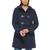 商品Tommy Hilfiger | Women's Hooded Toggle Walker Coat, Created for Macy's颜色Navy