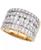 颜色: Yellow Gold, Macy's | Five-Row Diamond Band (3 ct. t.w.) in 14k White, Yellow or Rose Gold