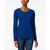 商品Charter Club | Pima Cotton Long-Sleeve Top, Created for Macy's颜色Modern Blue