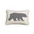 color Charcoal, Eddie Bauer | Bear Applique Grey Felt Breakfast Pillow