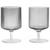 商品第1个颜色Smoked Grey, Ferm Living | Ferm Living Ripple Wine Glasses - Clear (Set of 2)