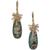 Lonna & Lilly | Gold-Tone Pavé Star & Color Stone Drop Earrings, 颜色Turq/aqua