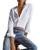 商品Ralph Lauren | Striped Button Down Oxford Shirt颜色White/Blue Hyacinth