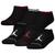 color Black/Black, Jordan | Jordan Legend No Show 6 Pack Socks - Boys' Grade School