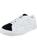 Steve Madden | Rezume Womens Leather Distressed Fashion Sneakers, 颜色white/black