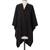 color Black, Gunmetal, Ralph Lauren | Women's Sparkly Reversible Knit Ruana