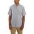 商品Carhartt | Men's Force Relaxed Fit Lightweight SS Shirt颜色Steel