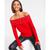 Charter Club | Women's 100% Cashmere Embellished Off-The-Shoulder Sweater, Created for Macy's, 颜色Calypso Red
