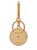 颜色: Gold/Black, Versace | Metal Logo Key Ring