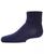 颜色: Dark Blue, Memoi | Little Girls Unisex Triple Roll Cotton Blend Ankle Socks