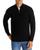 color Black, The Men's Store at Bloomingdale's | Merino Wool Half Zip Sweater