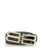 color Black/Gray, Balenciaga | Men's BB Signature Leather Belt