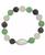 颜色: Green Multi, Macy's | Genuine Stone Bead Biwa Pearl Stretch Bracelet